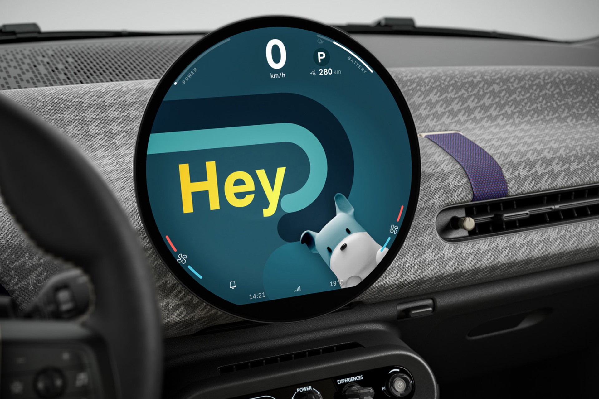 MINI all-electric - interior - dashboard